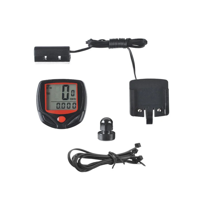 Waterproof Bicycle Bike Cycle Lcd Display Digital Computer Speedometer cycling computer CyclistShorts