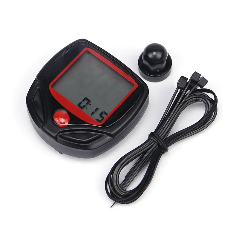 Waterproof Bicycle Bike Cycle Lcd Display Digital Computer Speedometer cycling computer CyclistShorts